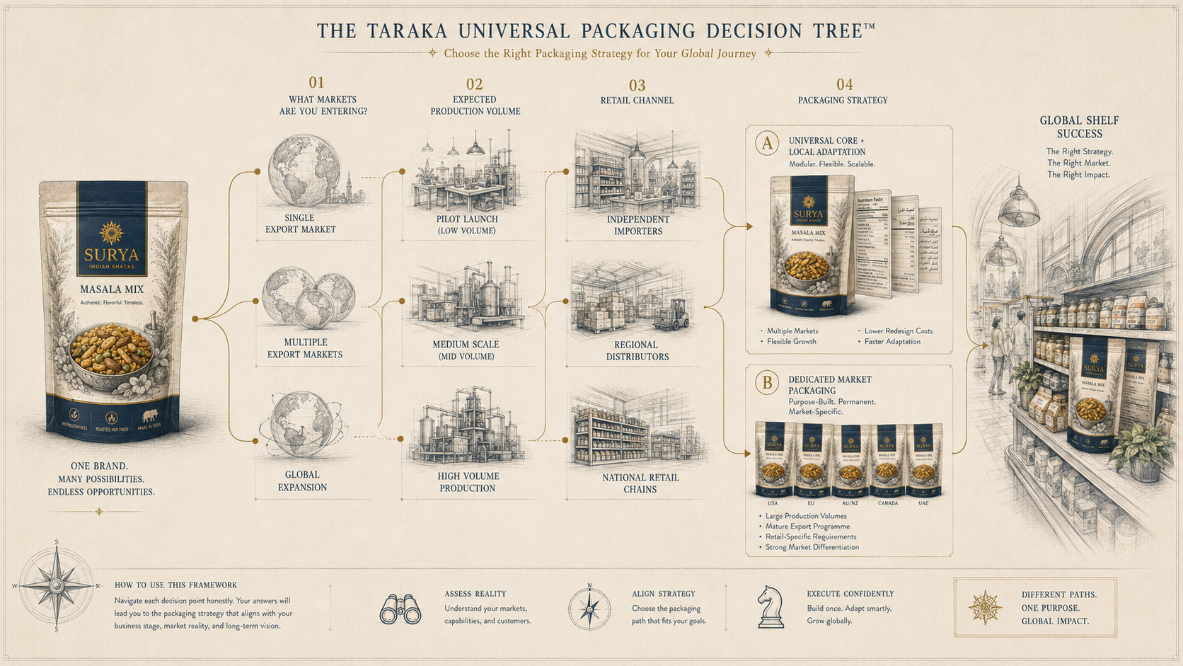 Universal Packaging Decision Tree